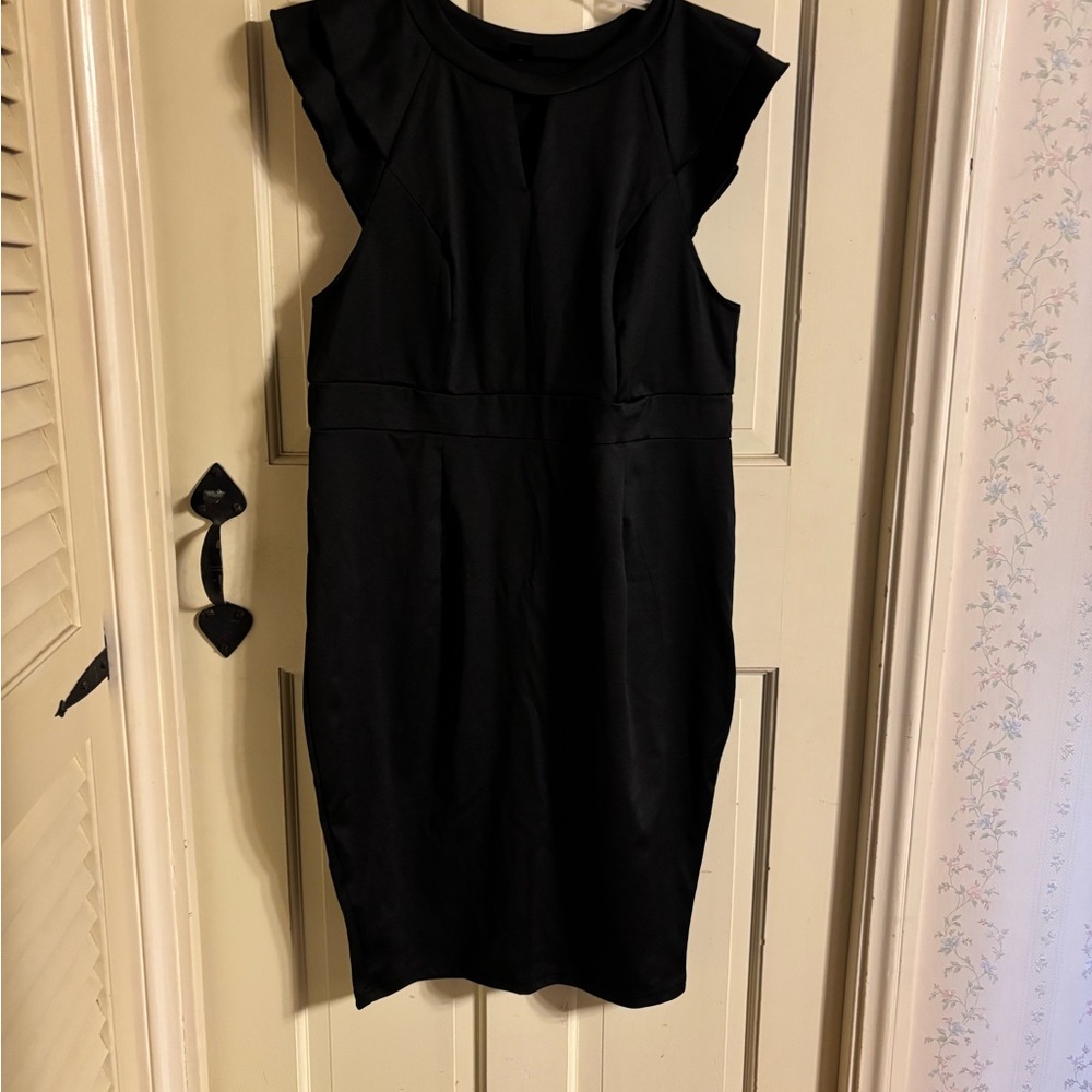 Elegant Black Sleeveless Dress